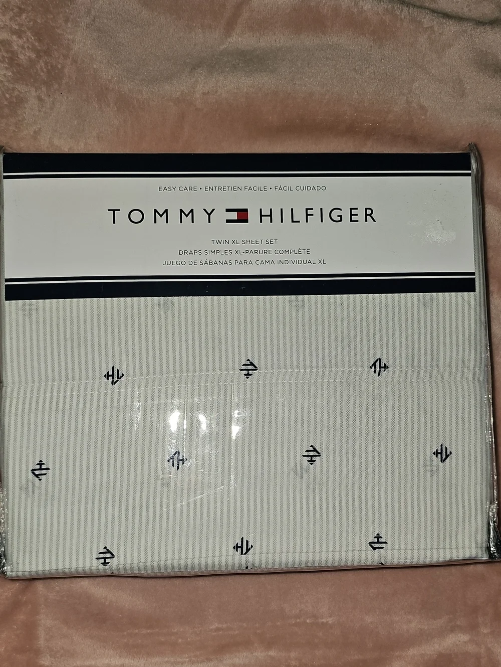 Tommy Hilfiger Twin XL Sheet Set NEW